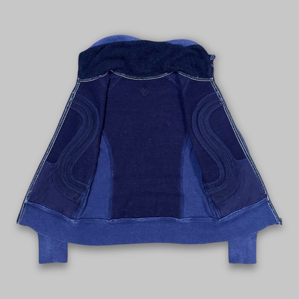 Lululemon Scuba Jacket Blue Heathered – Size 6 - Picture 3 of 6
